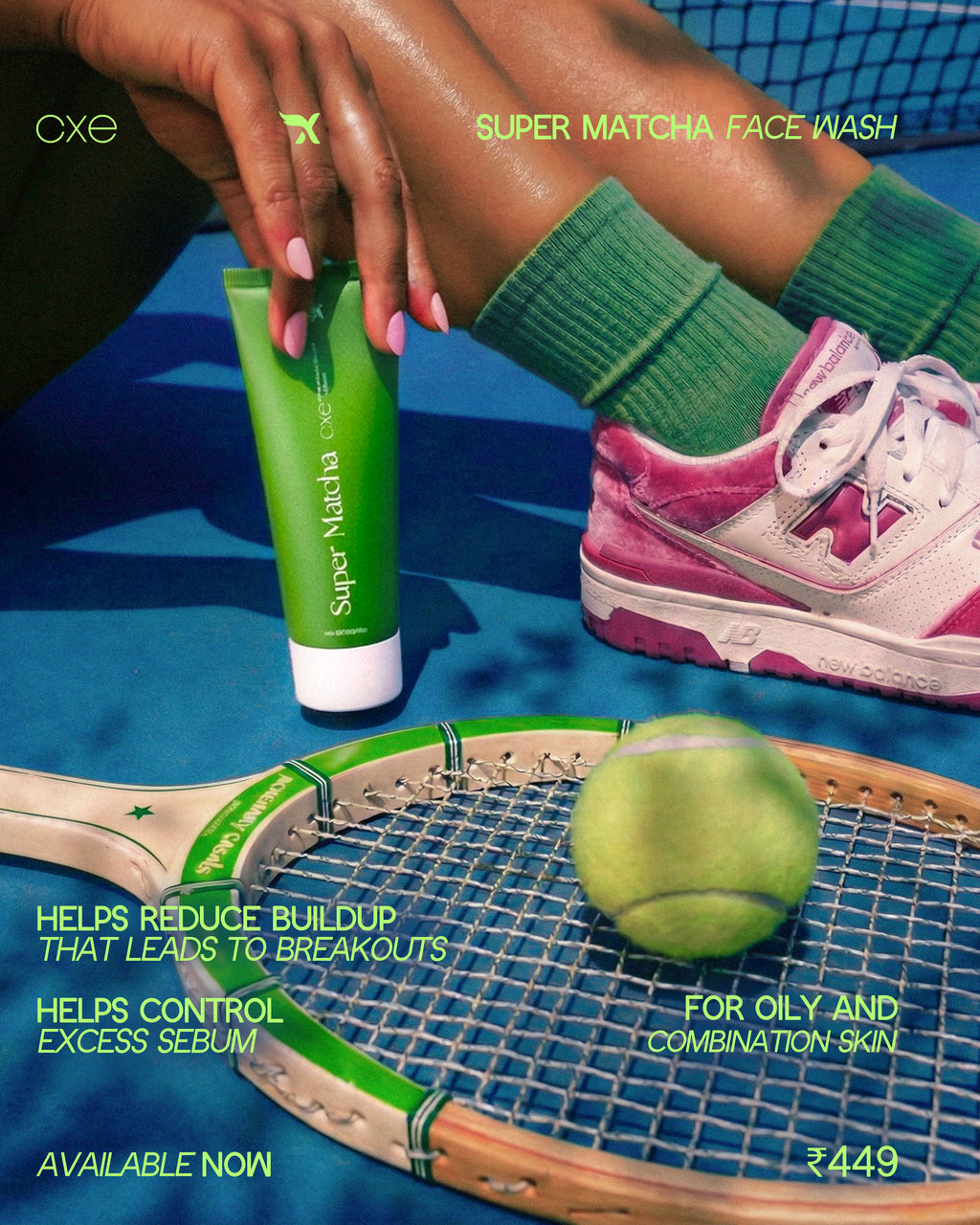 Super Matcha Face Wash – Oil Control & Acne Care
