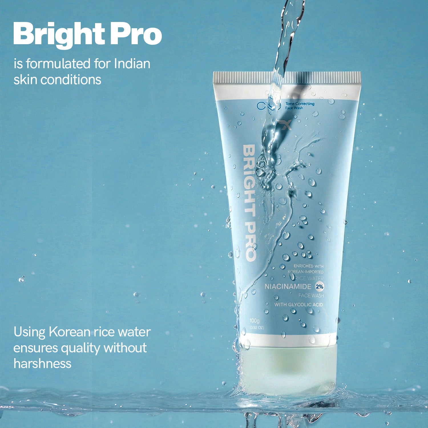 CreamxEmirates Bright Pro Face Wash – Niacinamide Brightening Cleanser