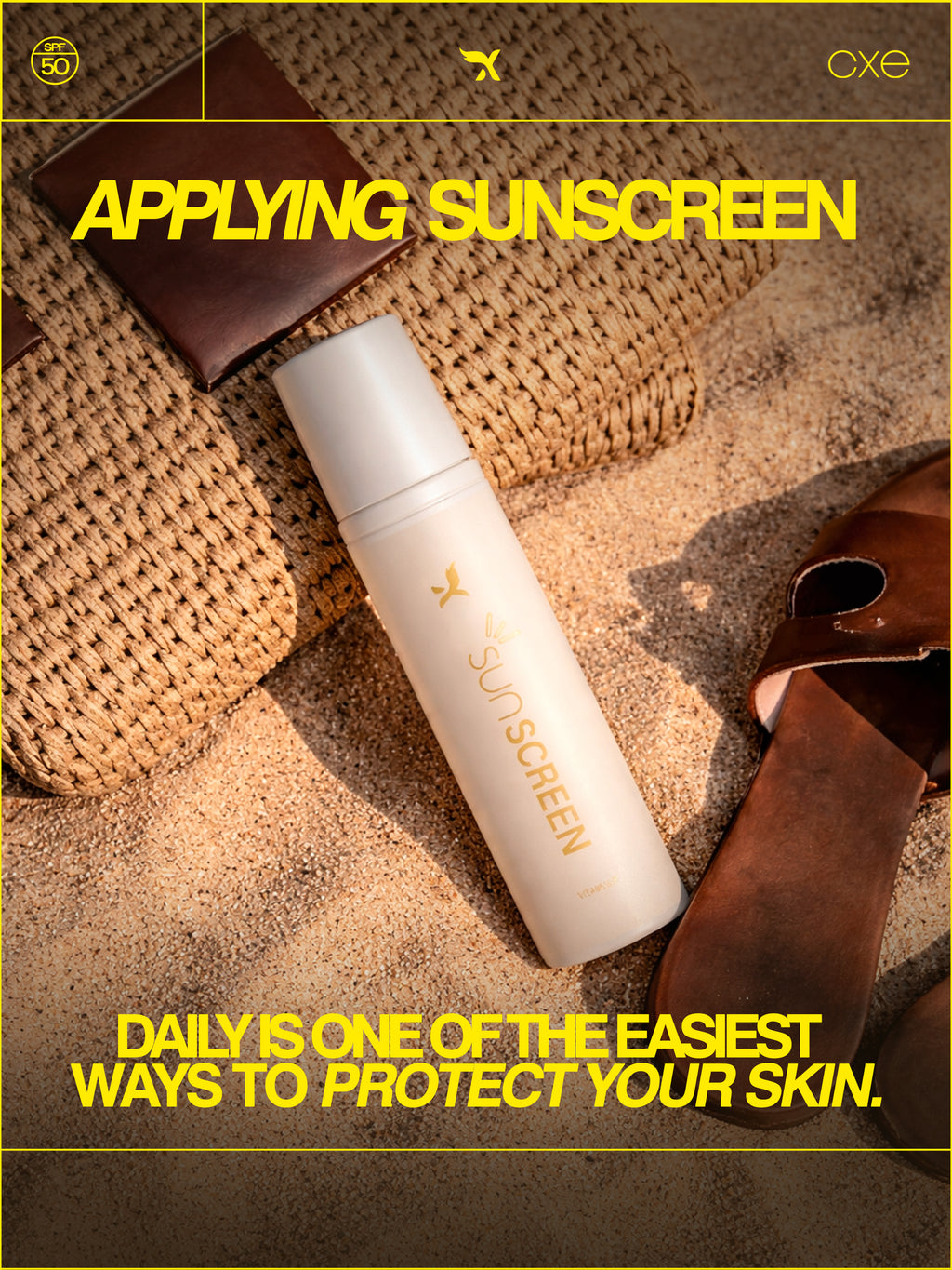 Xemirates Vitamin C Sunscreen SPF 50 PA++++ | Lightweight & No White Cast