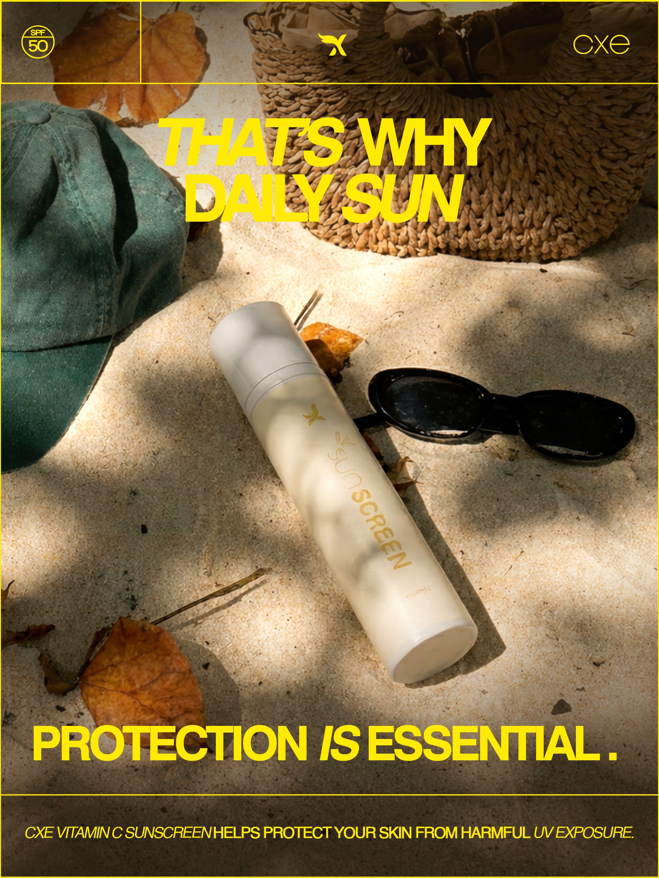 Xemirates Vitamin C Sunscreen SPF 50 PA++++ | Lightweight & No White Cast