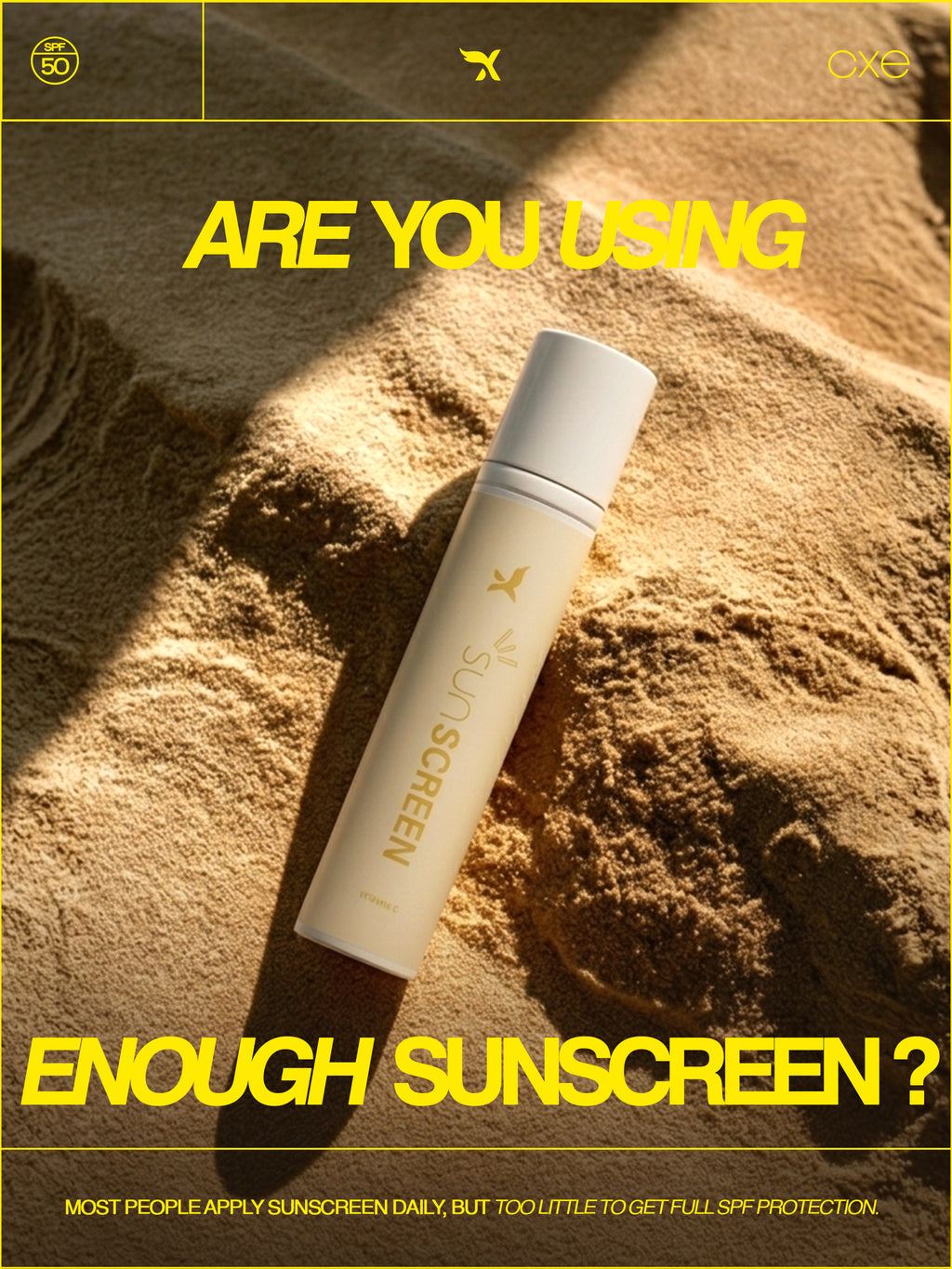 Xemirates Vitamin C Sunscreen SPF 50 PA++++ | Lightweight & No White Cast