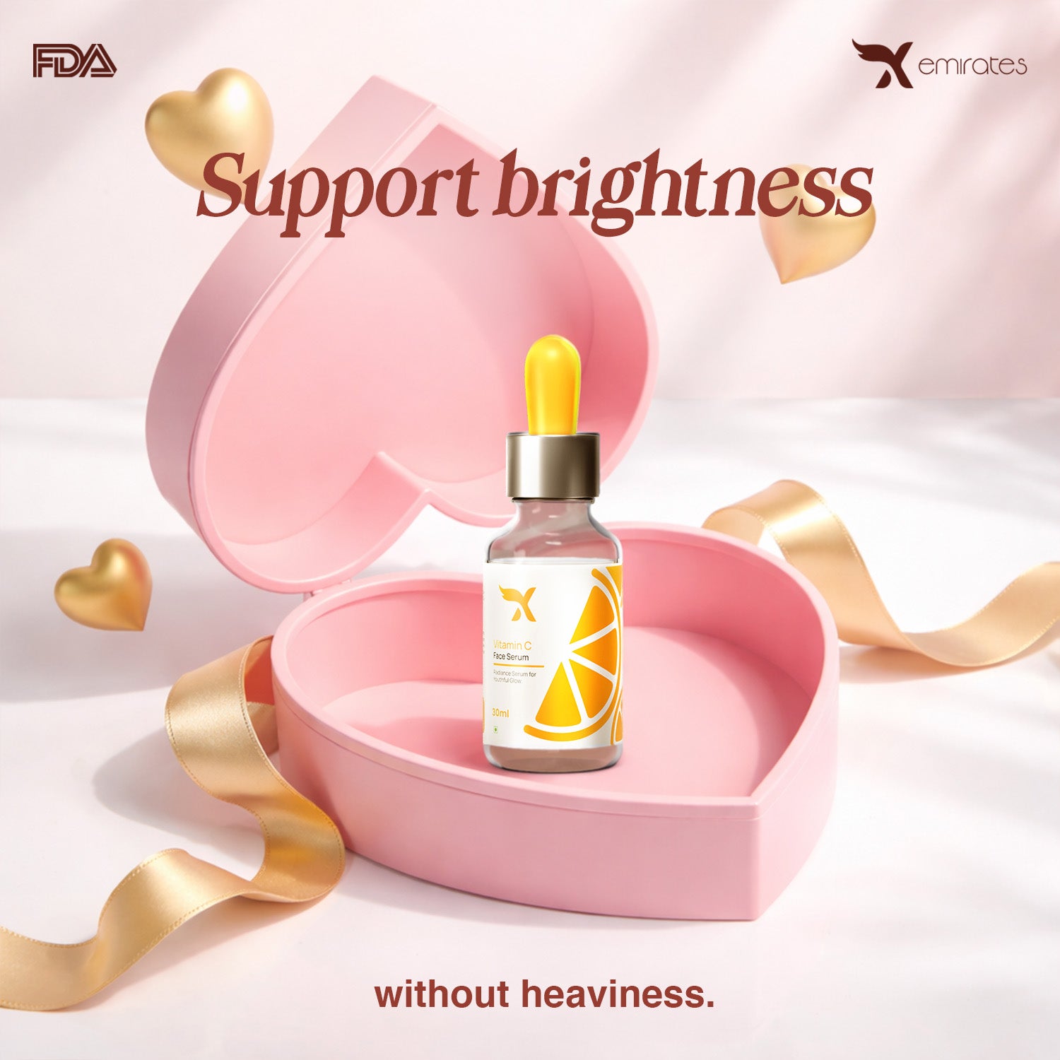Xemirates Vitamin C Face Serum | Brightening & Dark Spot Care (30ml)