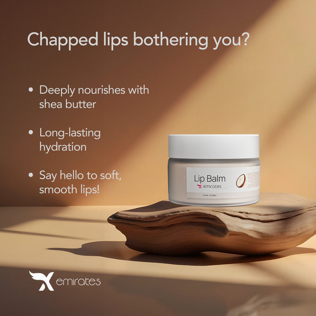 Xemirates Shea Butter Lip Balm | Deep Moisturising Lip Care (15g)